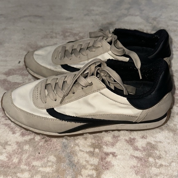 Parfois NYLON black and beige TRAINERS size 39 - Picture 4 of 6